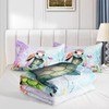 Datura home Kids Comforter Set Mermaid Scale Turtle Printed Pattern