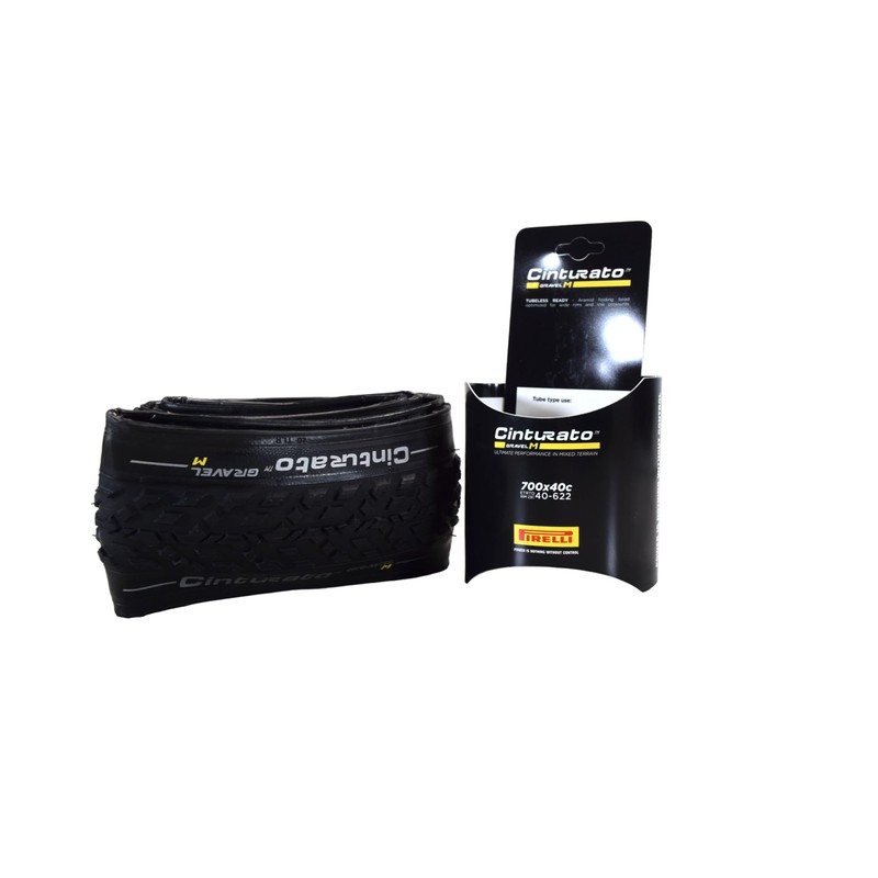 Pirelli Unisex - Adult Cinturato Gravel Tyres, Black, 28