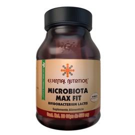 Essential Nutrition, Microbiota Max Fit 30 Cápsulas Veganas de 500 mg