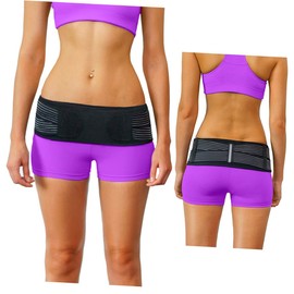 OATIPHO Pregnancy Belt Postpartum Belly Wrap Adjustable Pelvic Support for Postpartum Diamond Silk Belt Black