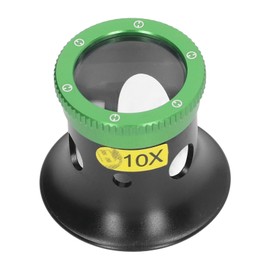 Jewelers Magnifier Non-Toxic Magnifying Glass Wear Resistant for Antiques for Computer Parts (10X)