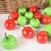 VYNYJOAN 20PCS Artificial Mini Apples Simulation 1.2” Fruit Fake Apples,