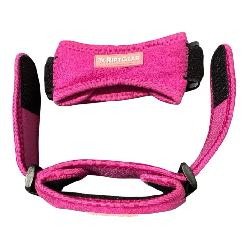 RIPTGEAR 2 Pack Patella Knee Strap Support - PINK -
