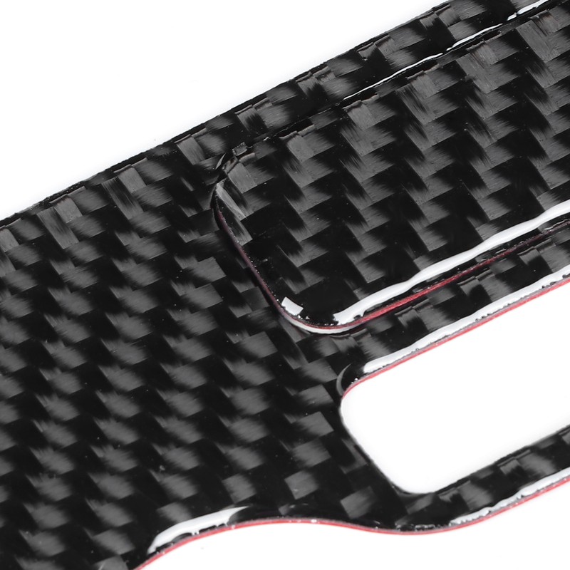 Console AC CD Panel Cover Carbon Fiber Conditioner Switch Decorative