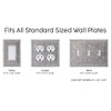 Bling Rhinestone Wall Plate Cover (Quad Rocker)