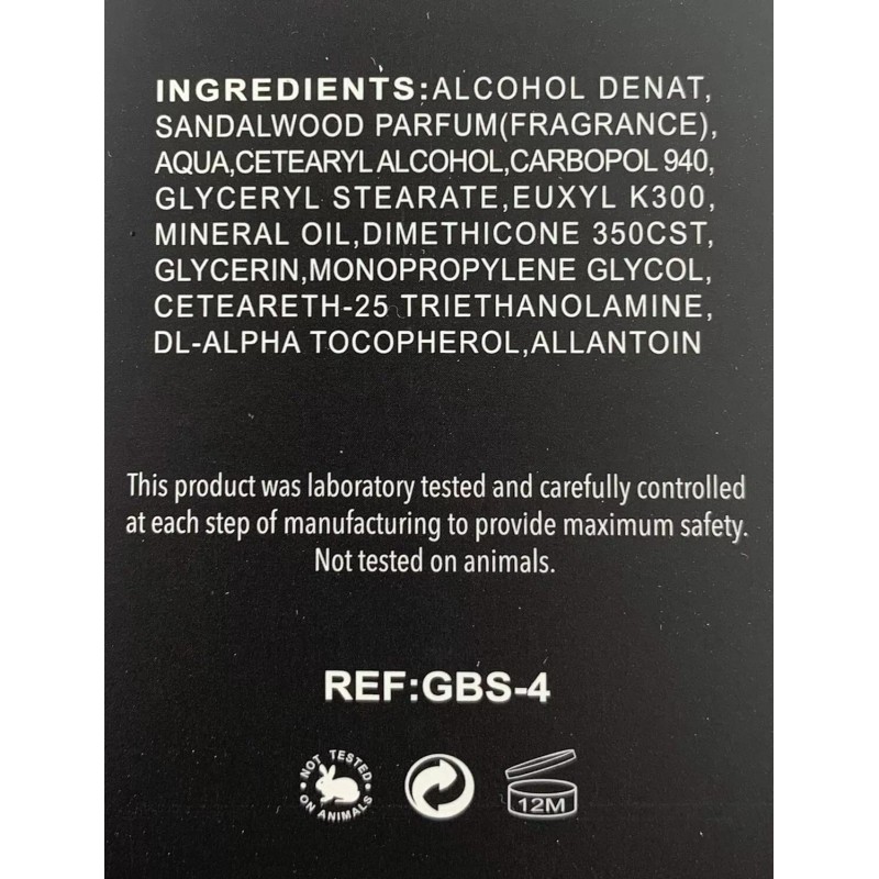 GBS After Shave Balm (Sandalwood - 5OZ