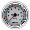 Equus 5078 3-3/8" Tachometer, White