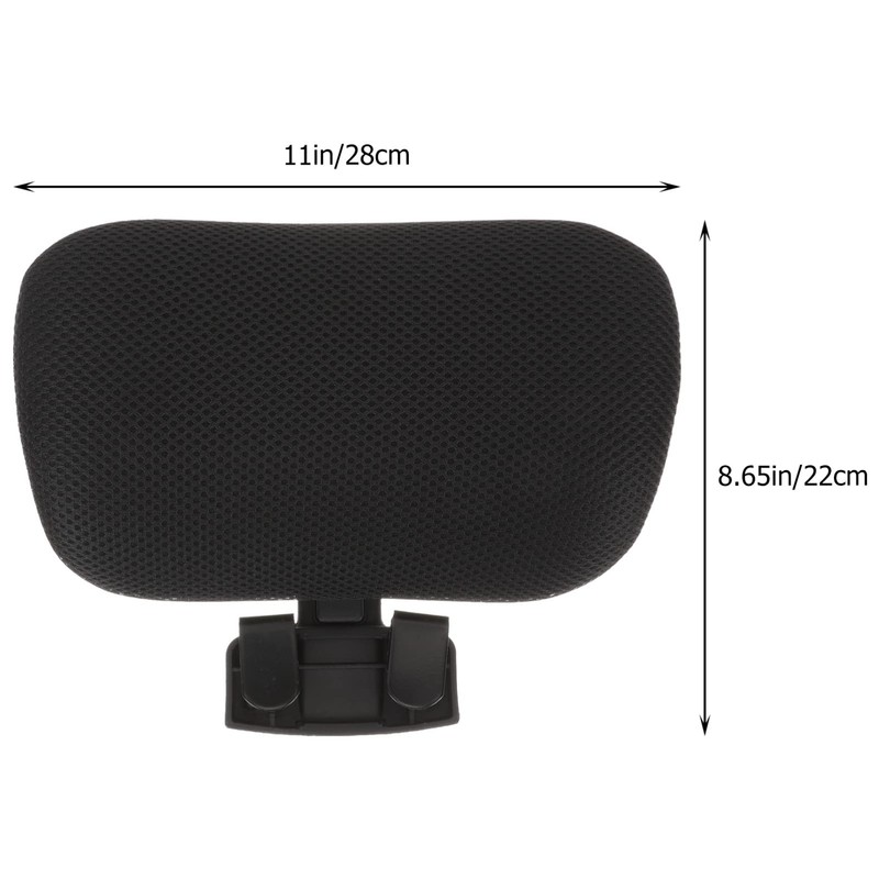 STOBOK Office Chair Aftermarket Headrest Adjustable Neck Cushion Mesh Material