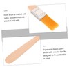 Operitacx 6 pcs Reusable Nylon Paint Brush with Wooden Handle