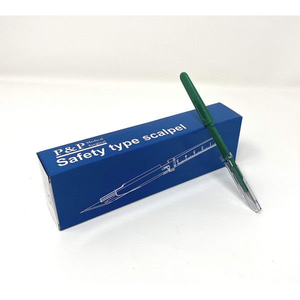 Disposable Safety Scalpels Sterile Surgical Blade Size 11 Stainless Steel