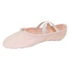 Danzcue Adult Split Sole Canvas Pink Ballet Slipper 8 M