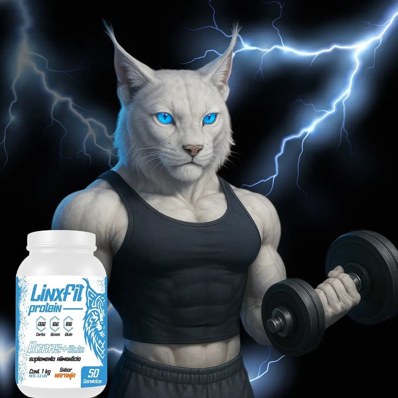 Bcaas Glutamina Linx Fit 1kg 50 Servicios Varios Sabores