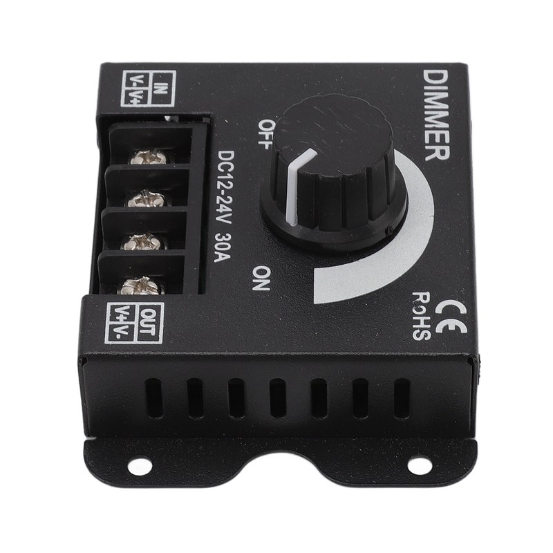 LED Dimmer Single Channel PWM Lighting Stepless Dimming Controller for
