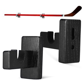 TOKIDNY 1 Pair Hockey Stick Holder Hockey Stick Display Stand Hanger Hockey Stick Wall Mount System Hockey Stick Organiser Hockey Stick Rack Hockey Stick