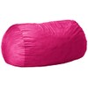 Chill Sack Bean Bag Chair Cover, 6-feet, Microsuede - Pink