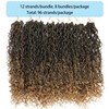 Saisifen 96 Strands Boho Goddess Locs Crochet Hair for Black