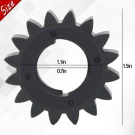 prime&swift Starter Pinion Gear 695708 Replacement fit for Briggs & Stratton Engine 280104 693058 693059 (10 Pack)