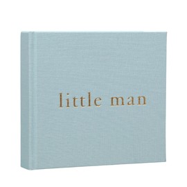 Home Inspirations Bambino Blue Linen Photo Album - Little Man