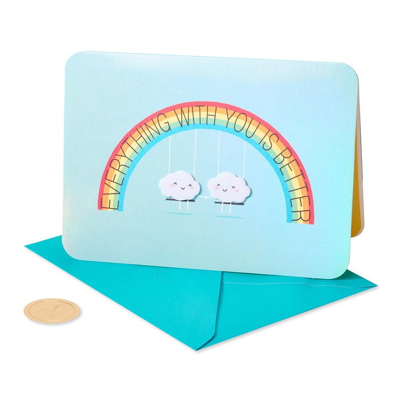 Papyrus Anniversary Card (Rainbows)