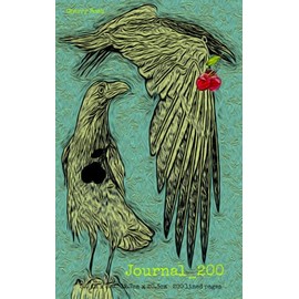 Journal_200 "Cherry Bomb", 5.0 in x 8.0 in, 200 cream lined pages