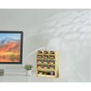 Wooden Pen Holder Storage Box Multifunctional Desk Organiser for Home