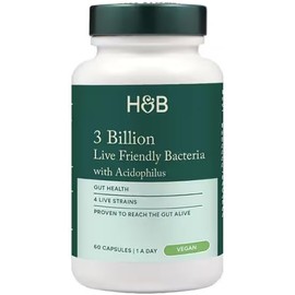 Holland & Barrett Live Friendly Bacteria 20 Billion 60 Capsules