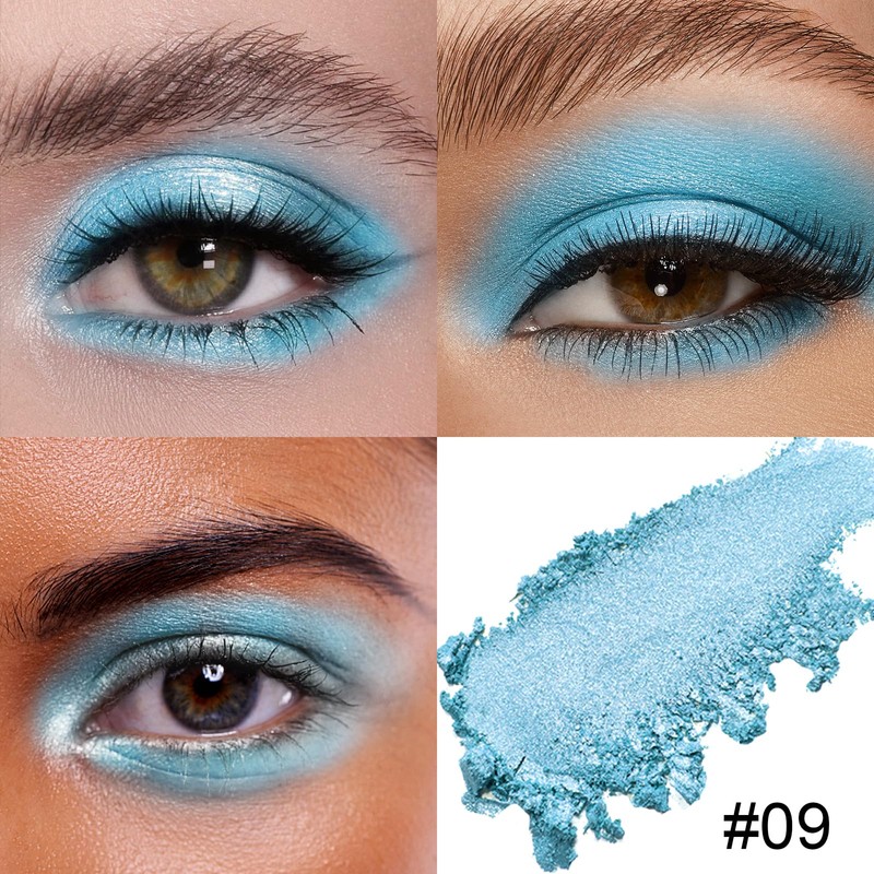 Jutqut Eyeshadow Pen Blue, Shimmer Eyeshadow Eyeliner Stick, Crayon Pearlescent