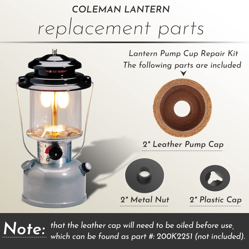 3000005094 For Coleman Lantern Stove Pump Cup Replacement Kit with