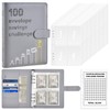 Jahao 100 Envelopes Money Saving Challenge Book with Envelopes, Day