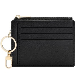Sodsay Card Case Slim Front Pocket Wallet for Women Credit Card Holder with Keychain