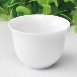 Tenka Tea Line Shogun White Cup 1.1 fl oz (30 ml) (Full Water 1.7 fl oz (50 ml), Chinese Tea Ceremony, Tea Cup