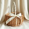 Flower Girl Baskets Wicker Basket Rustic Wicker Picnic Basket with