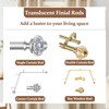 1 Inch Curtain Rods 72 to 144 Inches (6 to
