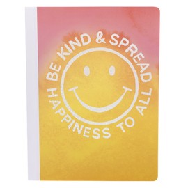 Graphique Nice Day Smiley Dotted Grid Notebook | 120 Pages for Writing | Premium Paper | Journal | Diary | Lists | Project Planner | Notepad | Bookbinding Tape Edge | 7.5” x 9.75”