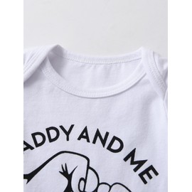 Newborn Infant Baby Boys Clothes Little Man Print Long Sleeve Romper Bodysuit Pants Hat 3 PCS Outfit Set Newborn