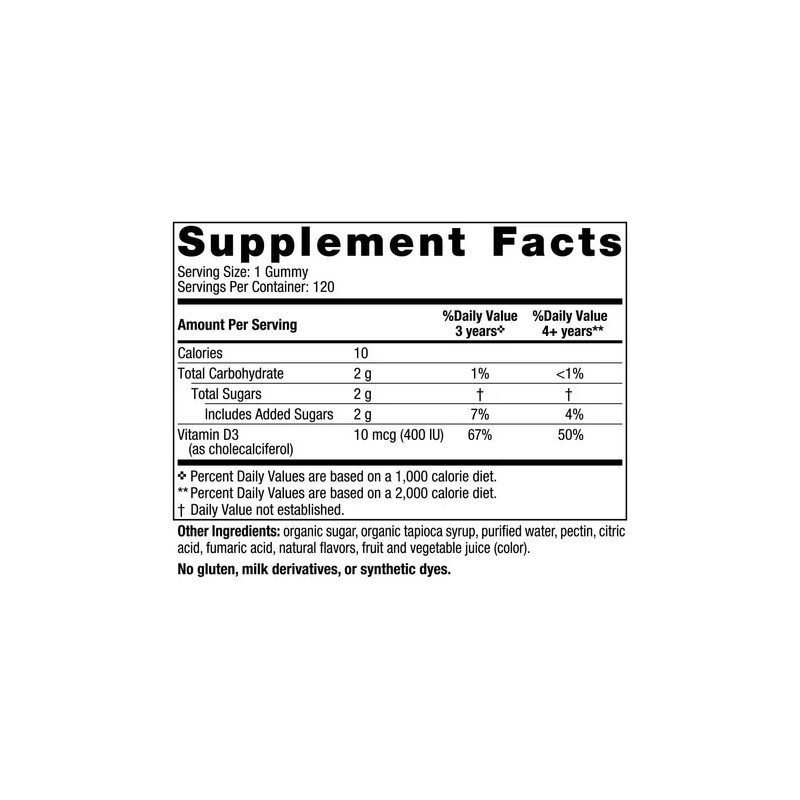Nordic Naturals Gomitas De Sandía Y Vitamina D3 Para Niños