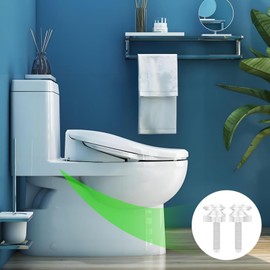 Toilet Bowl Screws | Toilet Seat Screw Connector with Washers | Toilet Seat Bolts Replacement Kit, Fasteners Fixing Set for Bathroom Toilets