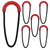 fuyumo Zipper Pull Zipper Assist [6 Pieces] (Bordeaux & Black)