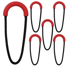 fuyumo Zipper Pull Zipper Assist [6 Pieces] (Bordeaux & Black)