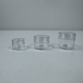 Portable cosmetic transparent cream bottle - 5 / 휴대용 화장품 투명 크림 공병 - 5