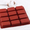 EPYHREHM Mini Loaf pan Silicone Molds Rectangle Chocolate Mold For