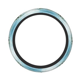 Beach Golf Course Steering Wheel Cover Anti-Slip Uv and Sun Protection Universal Fit 15 Inch Car Wheel Protector for Women Men