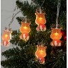 Holiday Living 10ct Reindeer Christmas LED Clear Lights White Wire