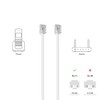 deleyCON 2 m Telephone Cable RJ11 Modular Cable 6P4C Western