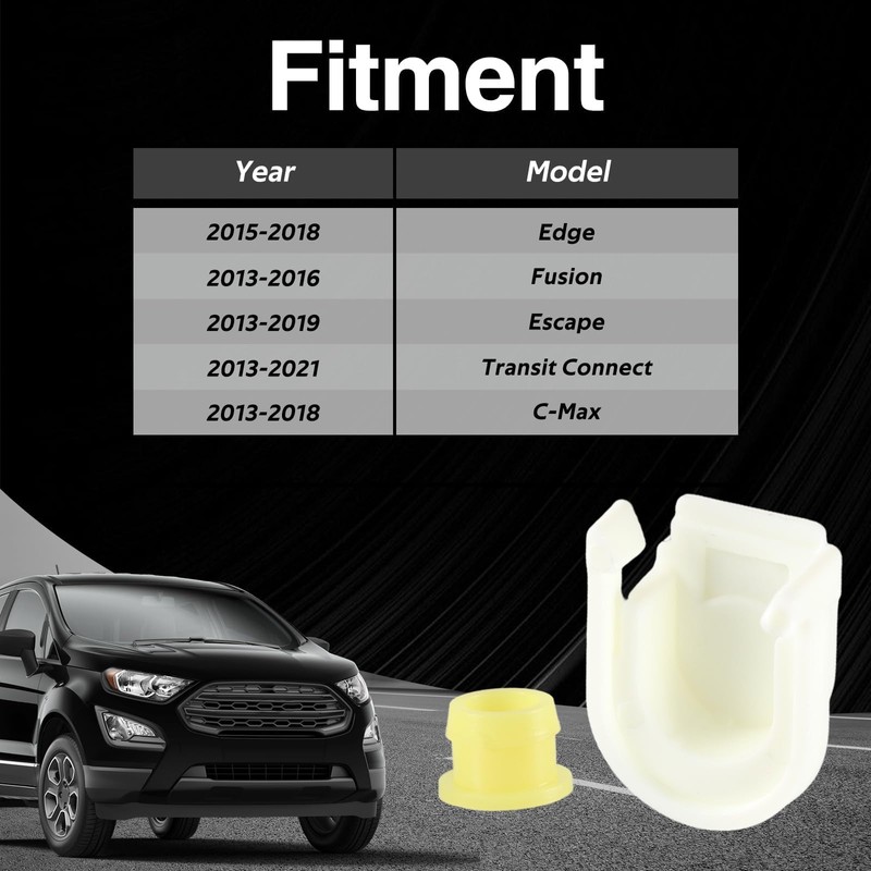 FUSCH Transmission Shifter Cable Bushing with Cap Compatible with Ford