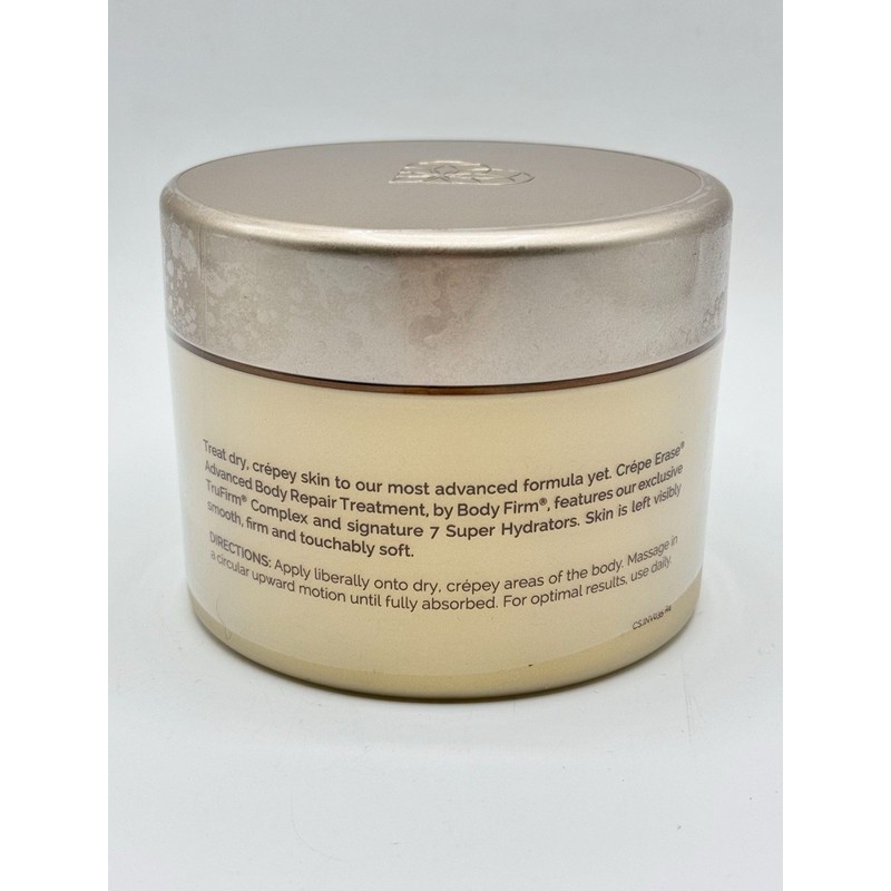 Crepe Erase Advanced Body Repair Treatment Fragrance Free Trufirm 10oz
