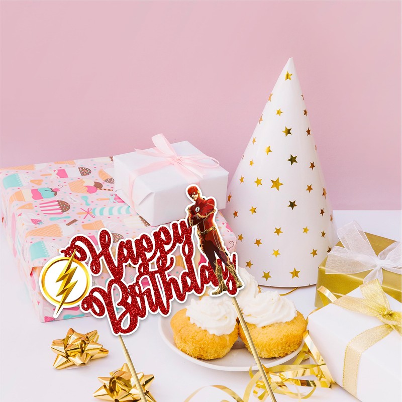 Seyal® Flsh - Decoración para tarta de feliz cumpleaños