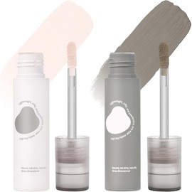 HOSAILY Barras De Iluminador Y Contorno Líquido Gris Frío, Bronceador En Crema Gris Frío, Fácil De Difuminar Y Con Acabado Mate Suave, Iluminador De Contorno De Larga Duración Para Dar Forma Al