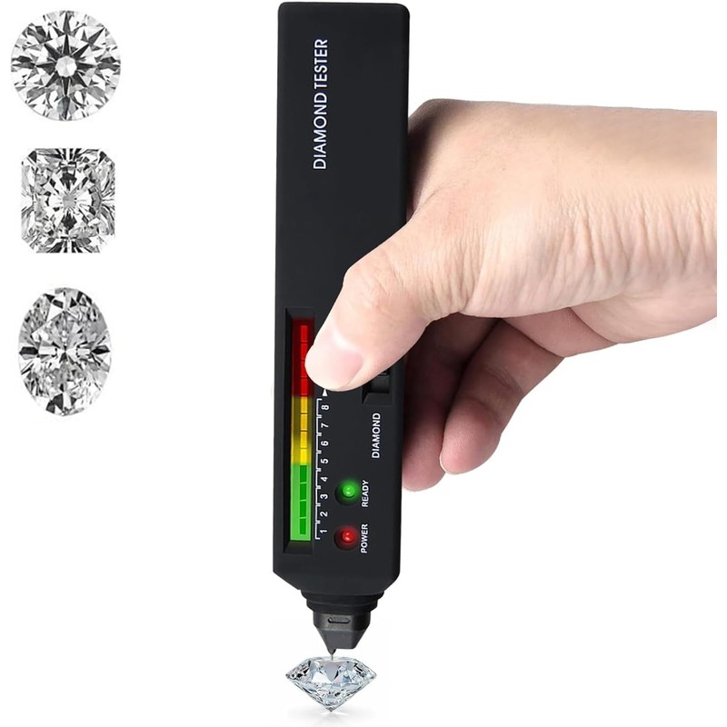 Diamond Tester Professional with UV Light, Jewelry Gem Tester Pen，Portable