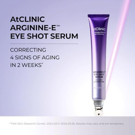 DOMINAS Suero para ojos con cafeína Arginine e™ de Atclinic (0,67 fl oz) Crema coreana para el cuidado de la piel de los ojos para ojeras, hinchazón y